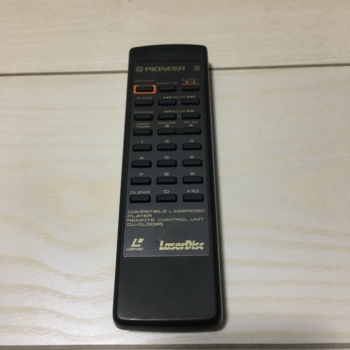 1227/「PIONEER パイオニアCLD-5R LD プレーヤー リモコンなど付属品