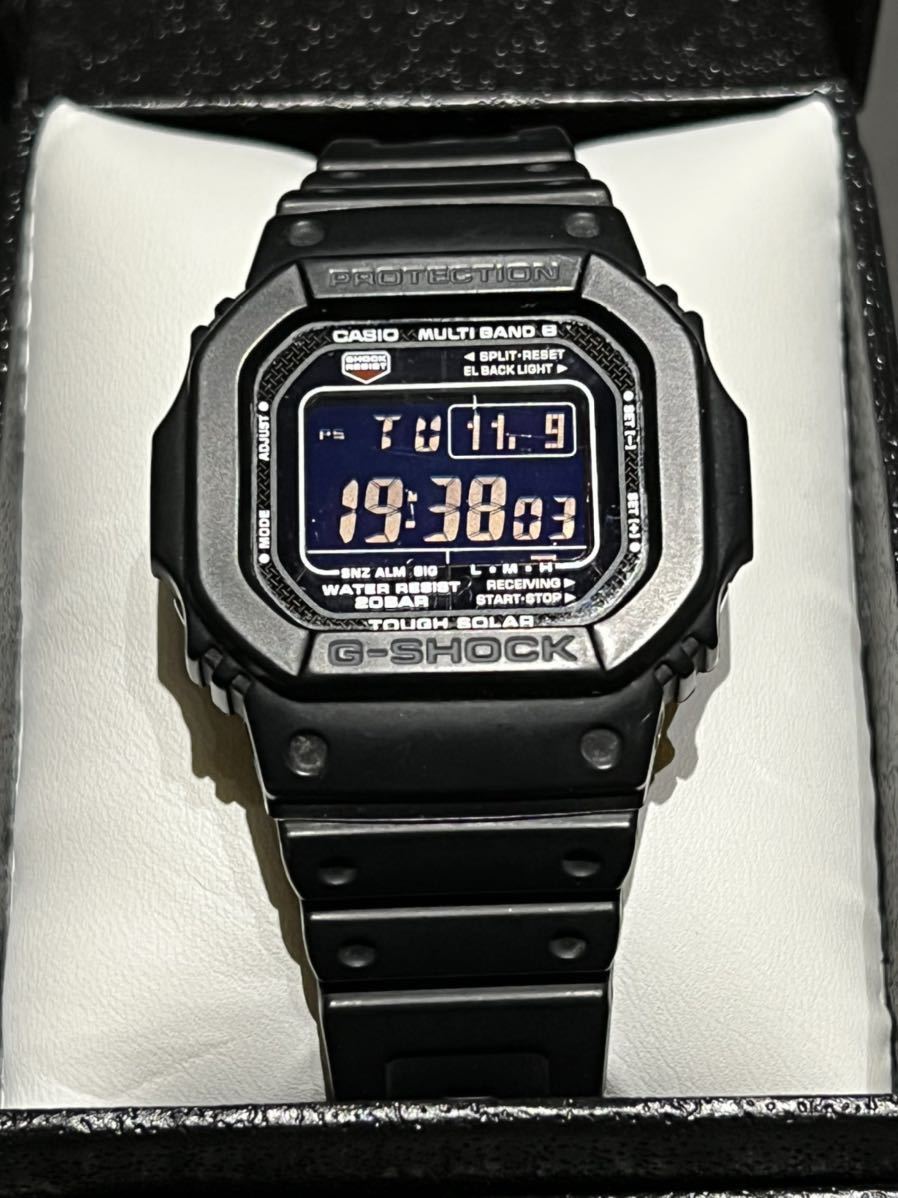 CASIO G-SHOCK GW-M5610 黒文字盤 電波ソーラー メンズ腕時計 ジーショック カシオ 