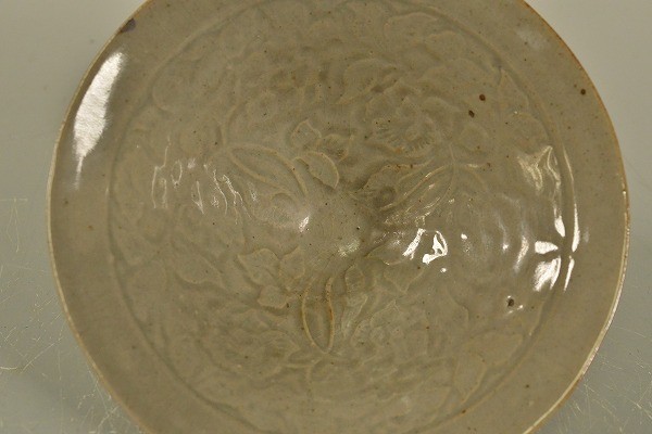 道XG493】宋時代 輝州窯 剔花 青磁碗 中国古作 古陶磁 時代唐物古玩