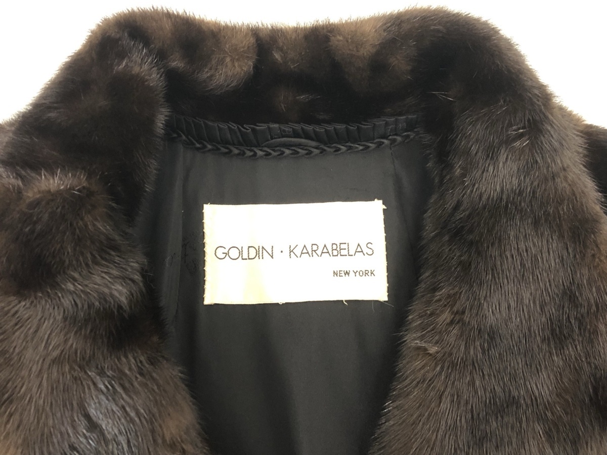 中古SAGA MINK⁄GOLDIN・KARABELAS⁄レディースミンク高級毛皮 GOLDIN 