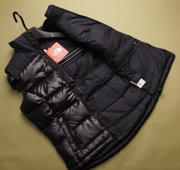 新品正規 ノースフェイス プレミアムグースダウン ヌプシ ZIP IN ZIP ダウンベスト レディースM(メンズS)ブラック(BLK) 直営店購入