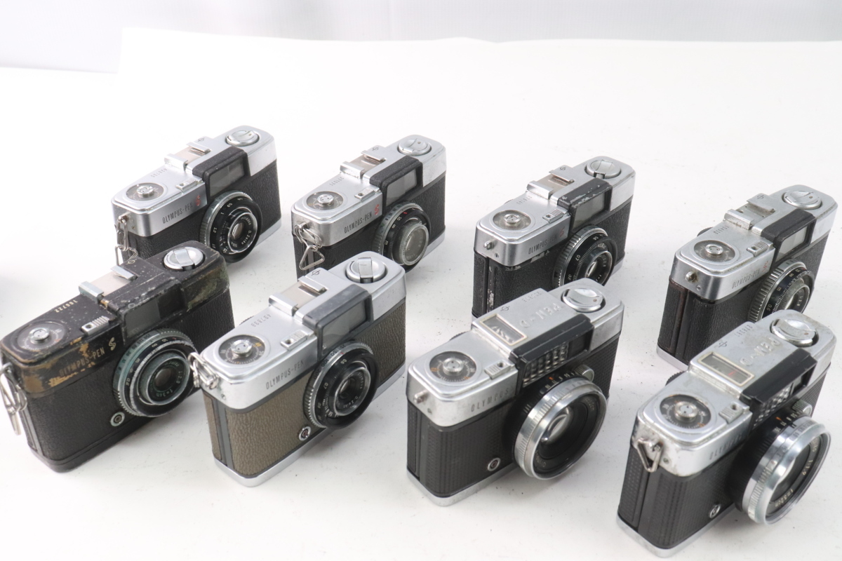 格安，大得価 23点OLYMPUS オリンパス PEN EE-2 EE-3 EES-2 EE D S D3 等 まとめ売り ペン コンパクトカメラ  フィルムカメラ 11120-K