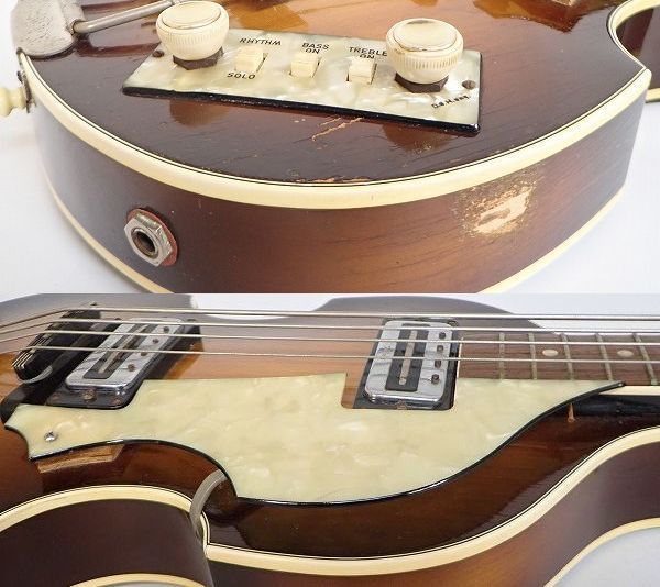 ☆【ジャンク】Hofner/ヘフナー バイオリンベース 詳細不明 ソフト