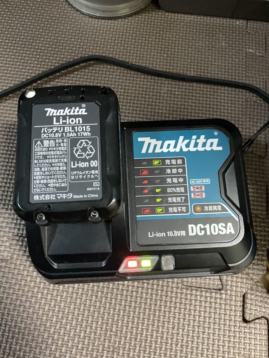 マキタ DC10SA 充電器 バッテリー 10.8V BL1015 互換 : makita 10.8v 