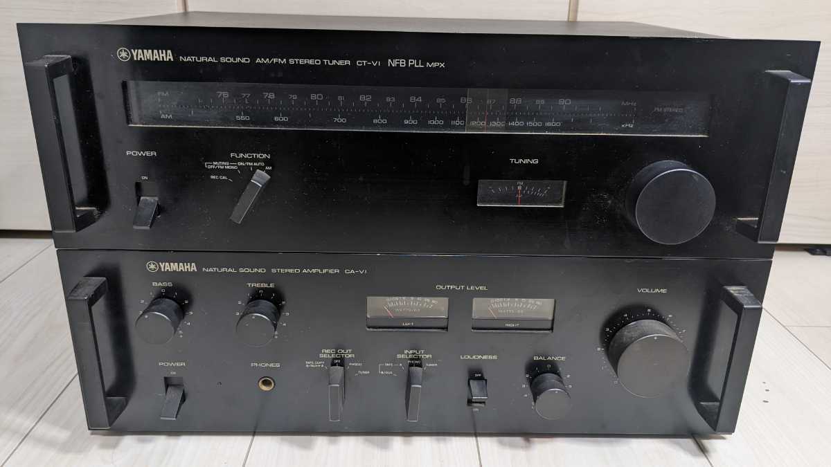 YAMAHA CA-VI ステレオアンプ CT-VI セット YAMAHA ステレオアンプ CT-VI セット CA-VI ヤマハ プリメインアンプ