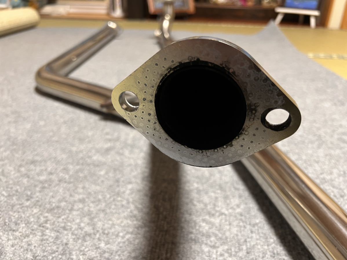 ダイハツ　エッセ　L235S 中間パイプ・センターパイプストレート仕様_4