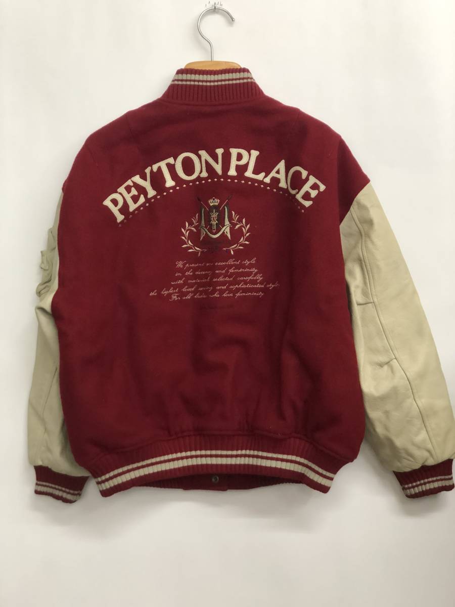 ペイトンプレイス、スタジャン 黒赤 Peyton Place - 80s~90s 当時物