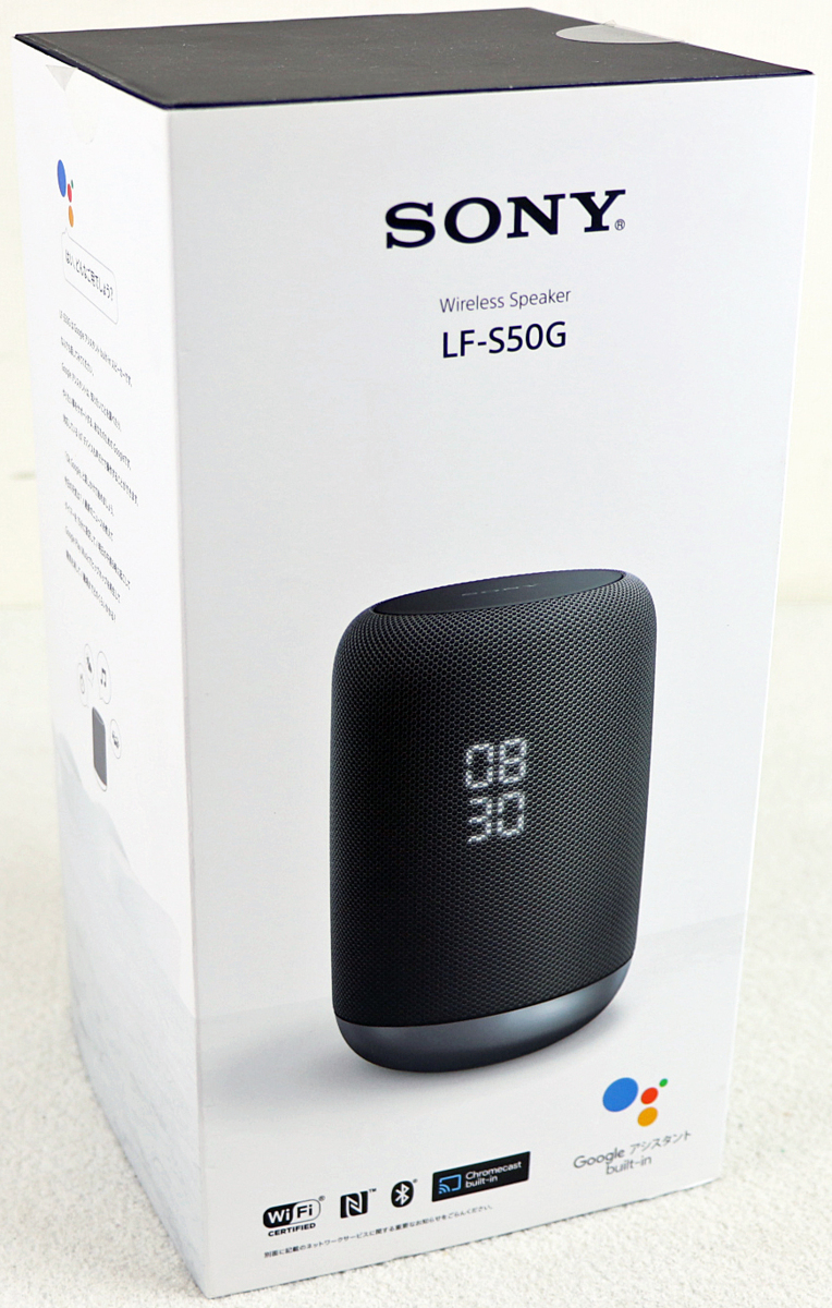 ♪中古品♪スマートスピーカー 『LF-S50G (B)ブラック』 メーカー:SONY/ソニー Bluetooth&NFC搭載 Googleアシスタント搭載 声で操作