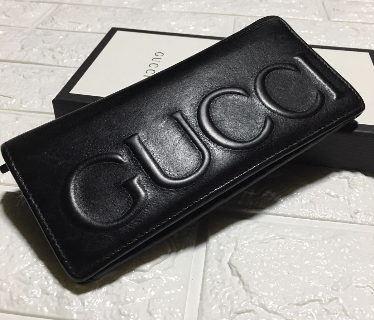 ◎ GUCCI グッチ ラウンドファスナー ラニア 財布 長財布 シェリー