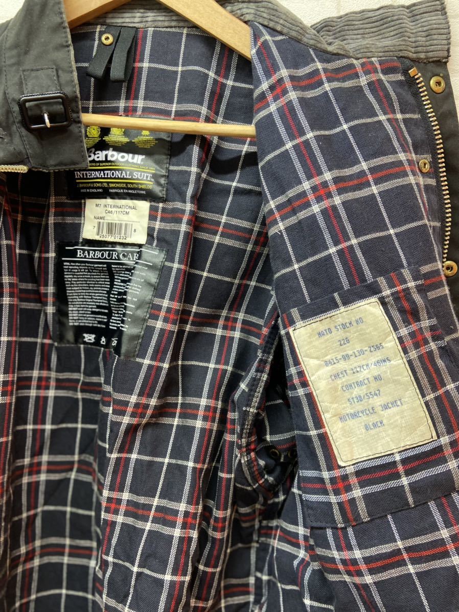 Barbour International Suit 46 バブアー インターナショナル オイルド 