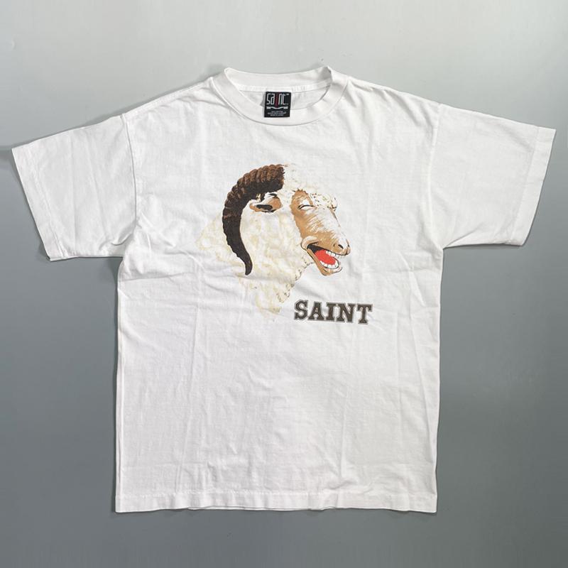 美品 SAINT MICHAEL MXXXXXX T-SHIRT PINKSHEEP M セントマイケル T