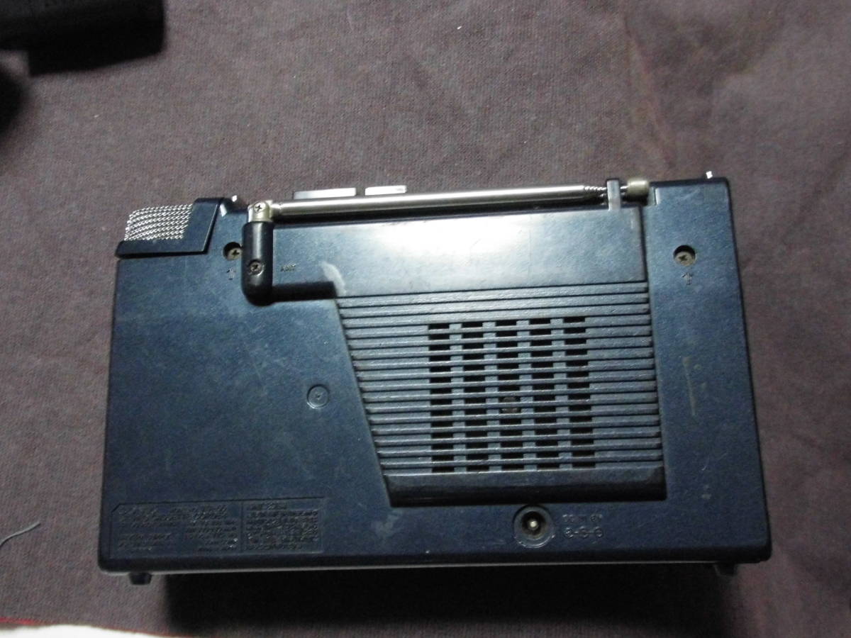 SONY WA-55 ステレオ ラジオカセットレコーダー FM/AM 通電、ラジオOK