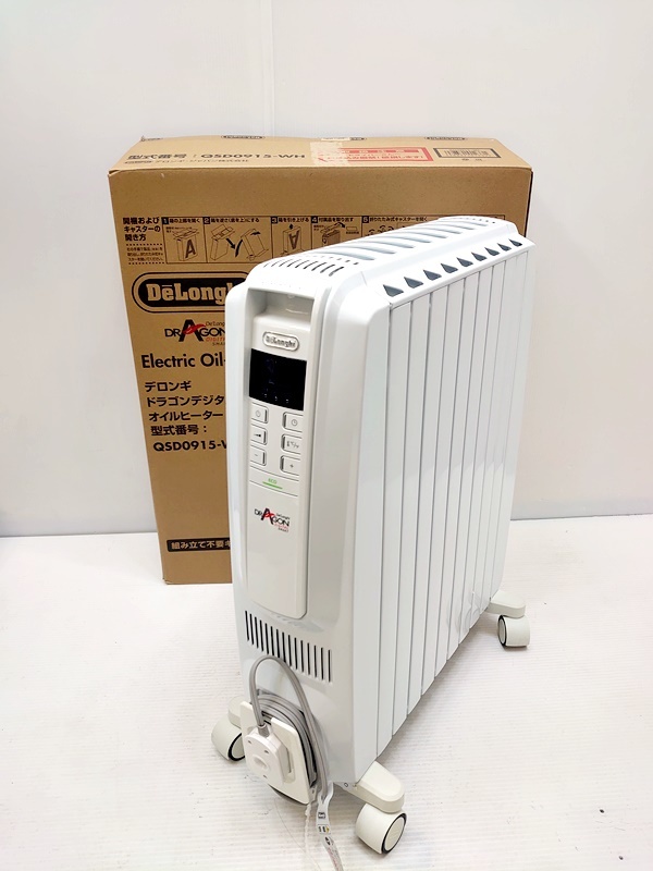 徳山)美品 DeLonghi/デロンギ QSD0915-WH ドラゴンデジタル スマート