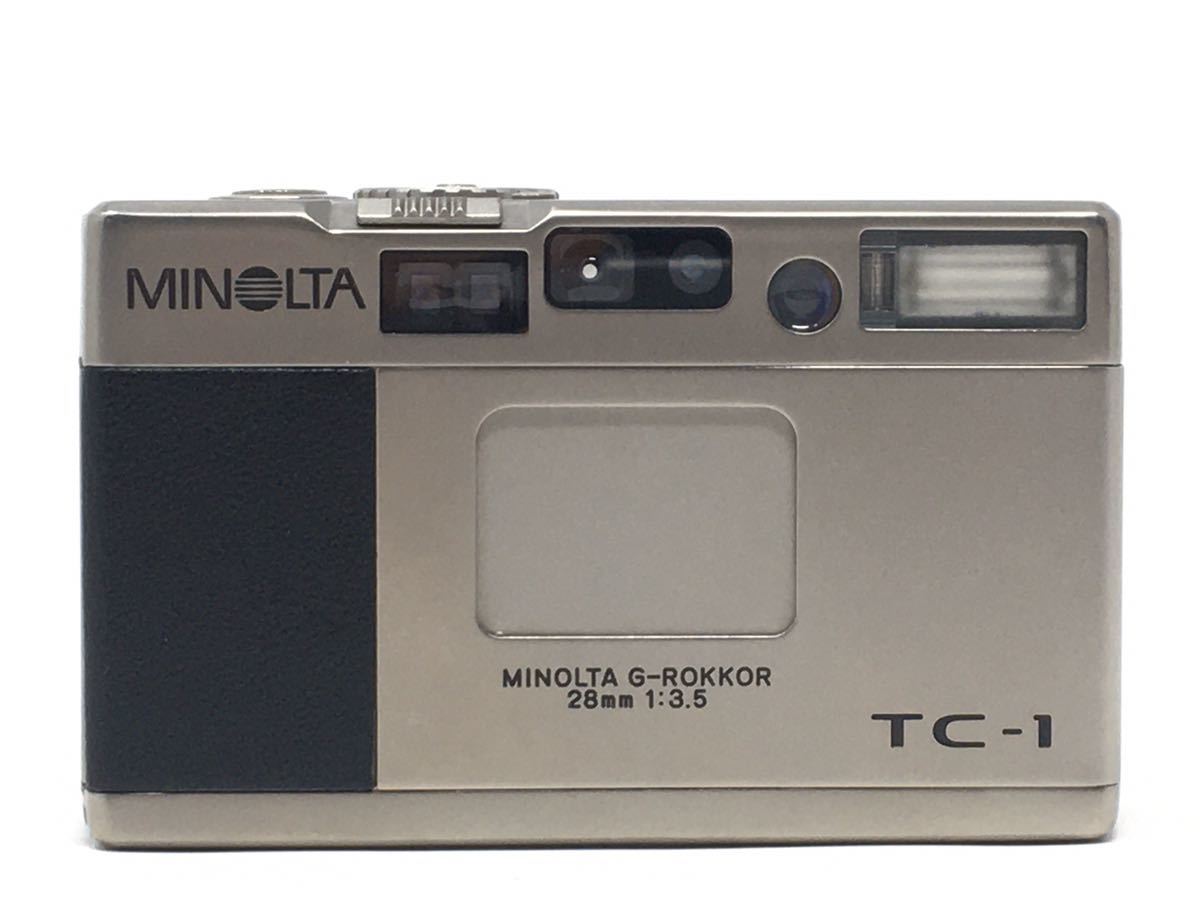 MINOLTA TC-1 | 高級コンパクトフィルムカメラ ミノルタ 28mm G-ROKKOR 