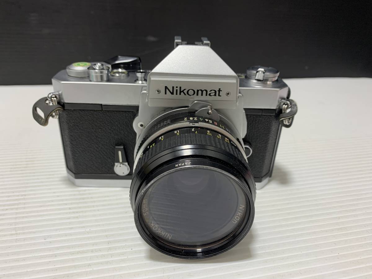 ◇Nikomat NIKKOR 50mm 1：2 Nikon フィルムカメラ【シャッタおり