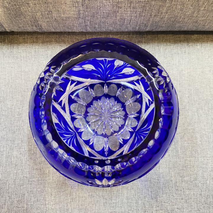 n4214) DRESDEN KRISTALL ドレスデンクリスタル 花瓶 切子 DRESDEN