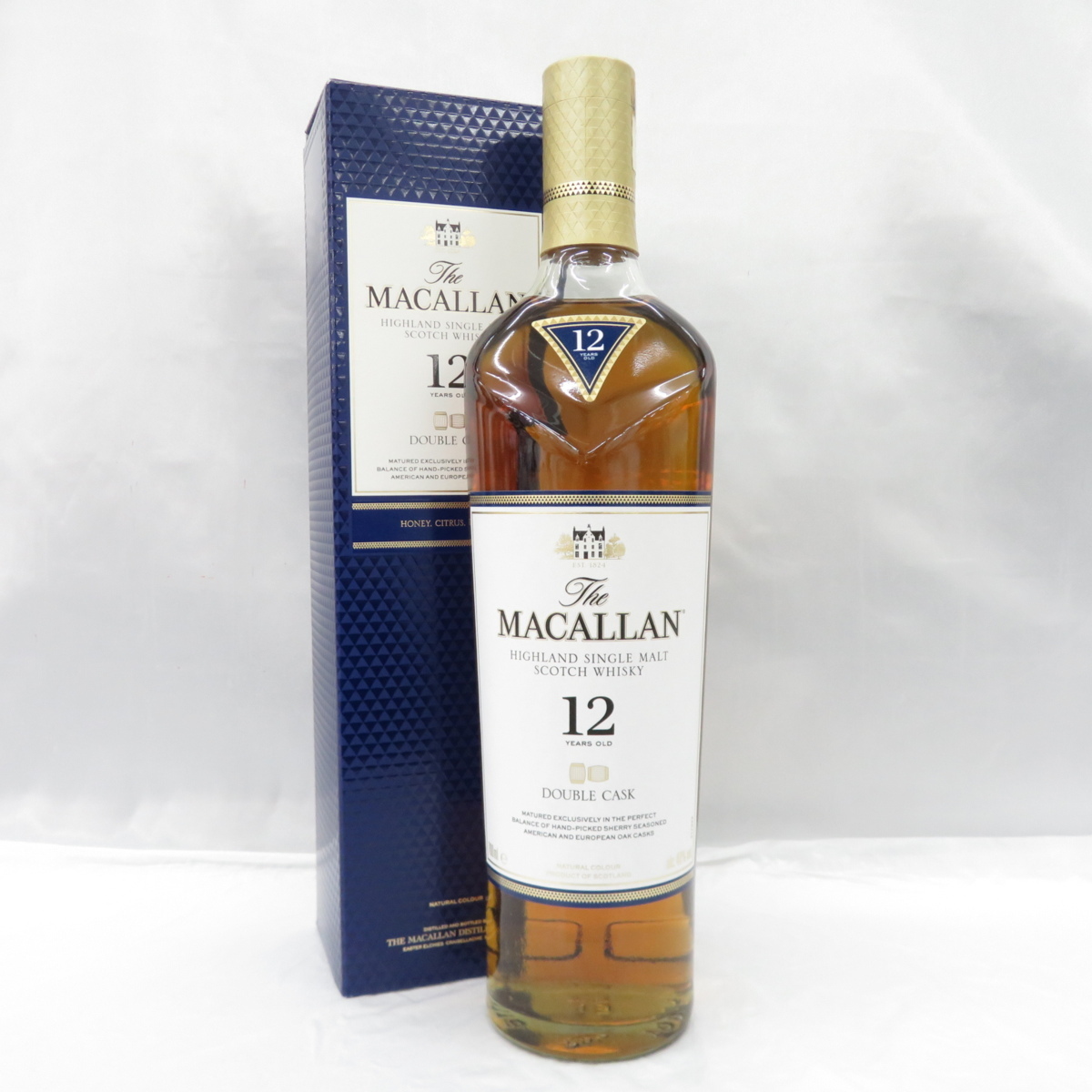 未開栓】The MACALLAN ザ・マッカラン 12年 ダブルカスク ウイスキー