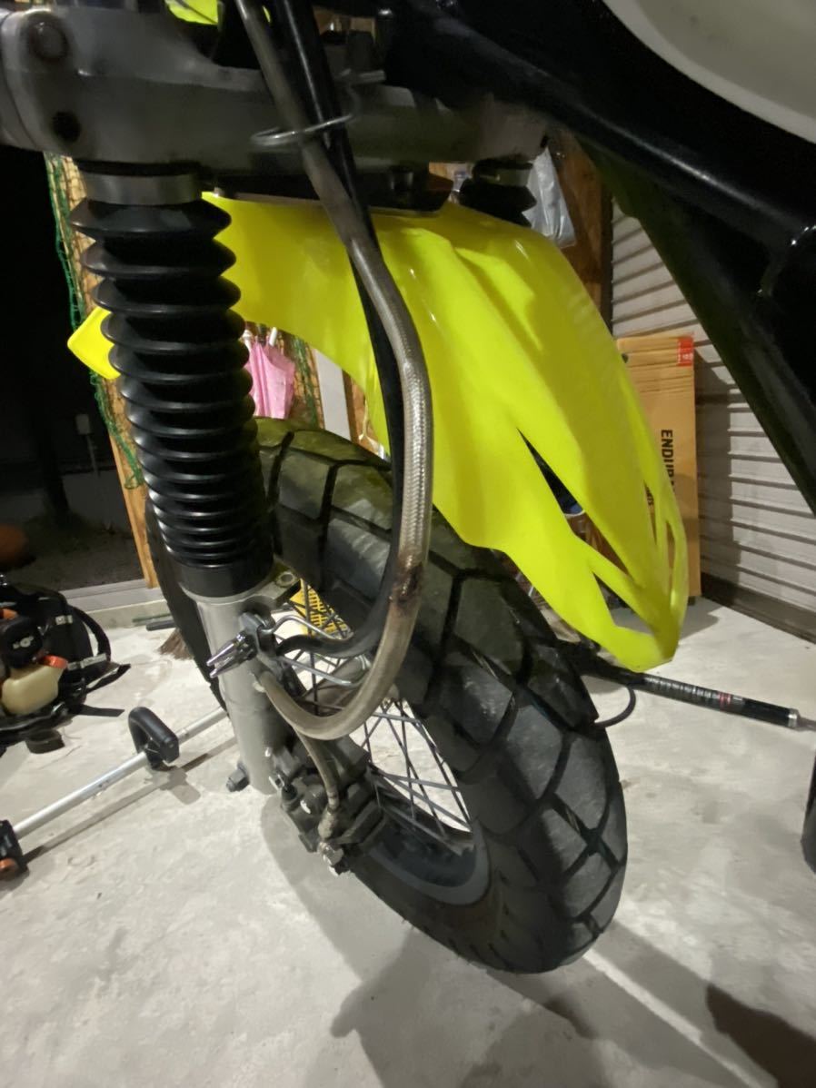 tw200 tw225 フロントフェンダー アップフェンダー ヤマハ _5