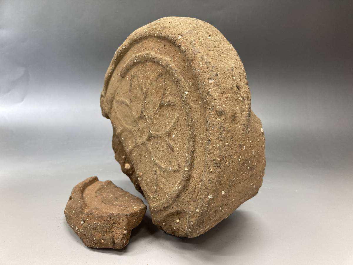 仏教美術 古陶磁 古瓦⑤ 軒丸瓦 鐙瓦 丸瓦 茨城廃寺