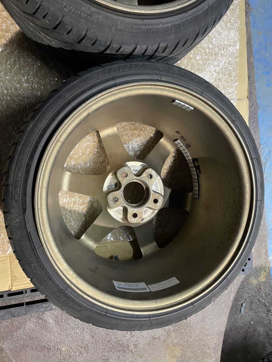 RAYS te37 17インチ9j+22 2本 ボルクレーシング volk racing 軽量 鍛造