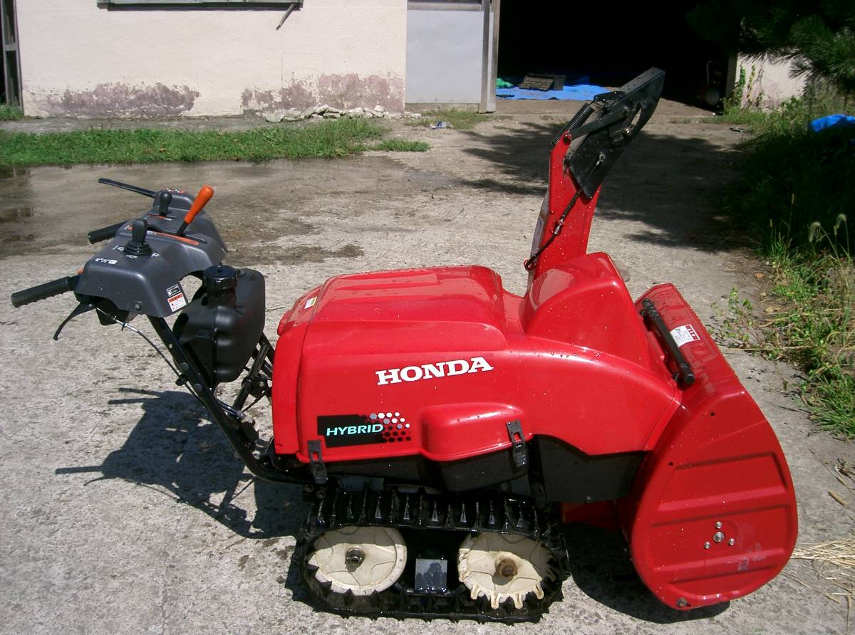 ホンダハイブリッド中古除雪機 スノーラ おとなしく HSS970i 青森県発 