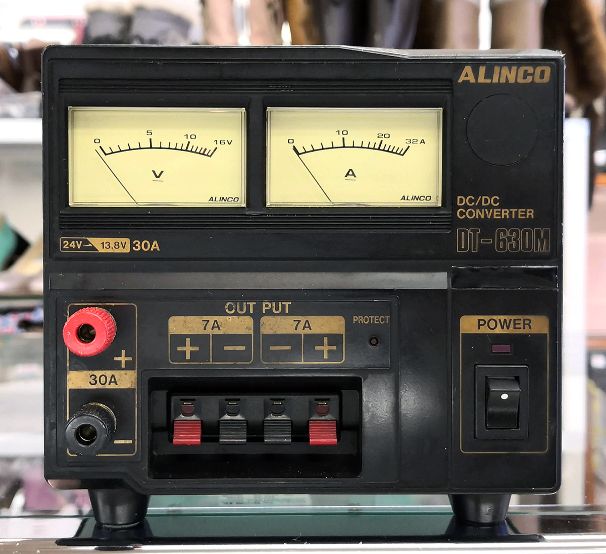 ALINCO⁄アルインコ DC-DCコンバーター DT-630M DC24V→DC13.8V 30A