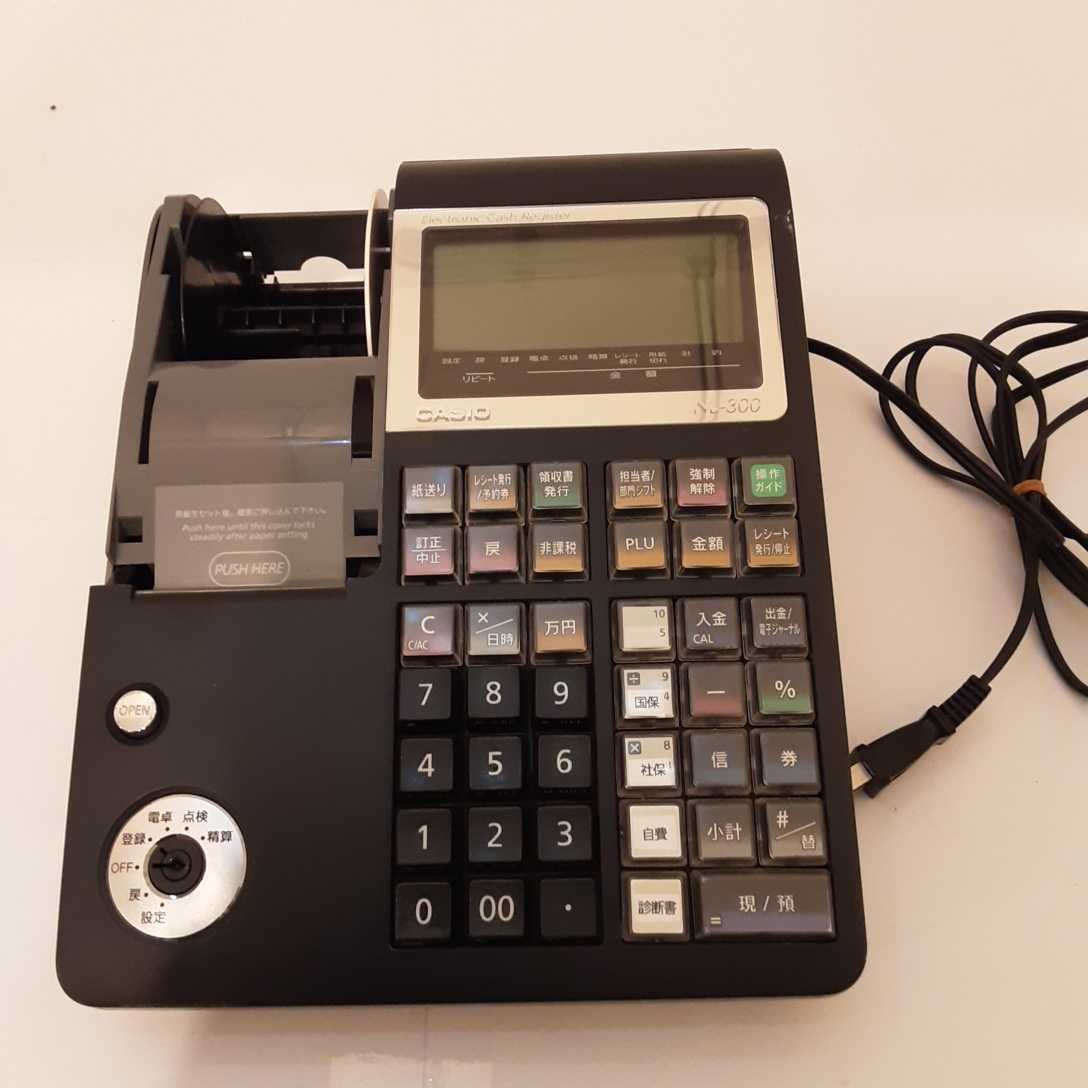 CASIO TK-5000 レジスター 動作確認済】CASIO カシオ レジスター TK-5000 説明書・鍵付き 【公式