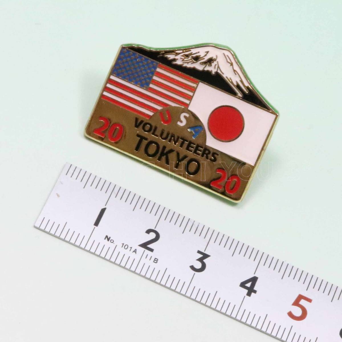 東京オリンピック 2020】【ボランティアピン】非売品 限定 USA
