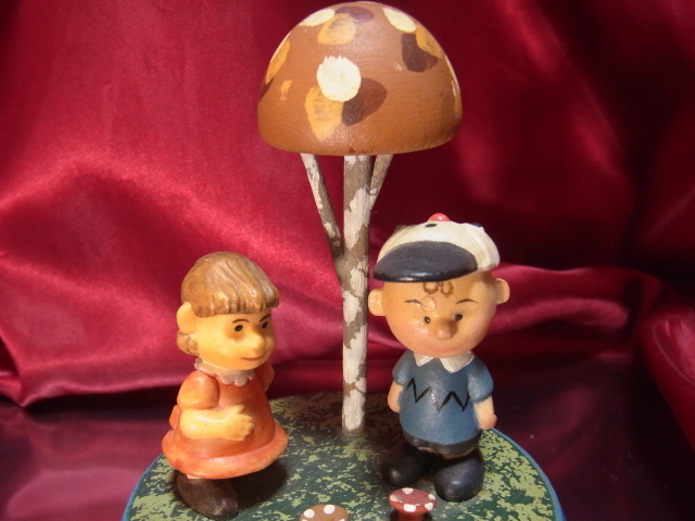 スヌーピー☆とっても可愛い チャーリーブラウン とルーシー ☆伊太利