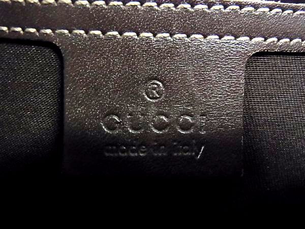 1円 ■美品■ GUCCI グッチ PVC×レザー ショルダーバッグ 肩掛け 斜め掛け レディース ベージュ系×ダークブラウン系 T6392Bh グッチ GUCCI PVC 1円～良品 233268・525040 GGプラス