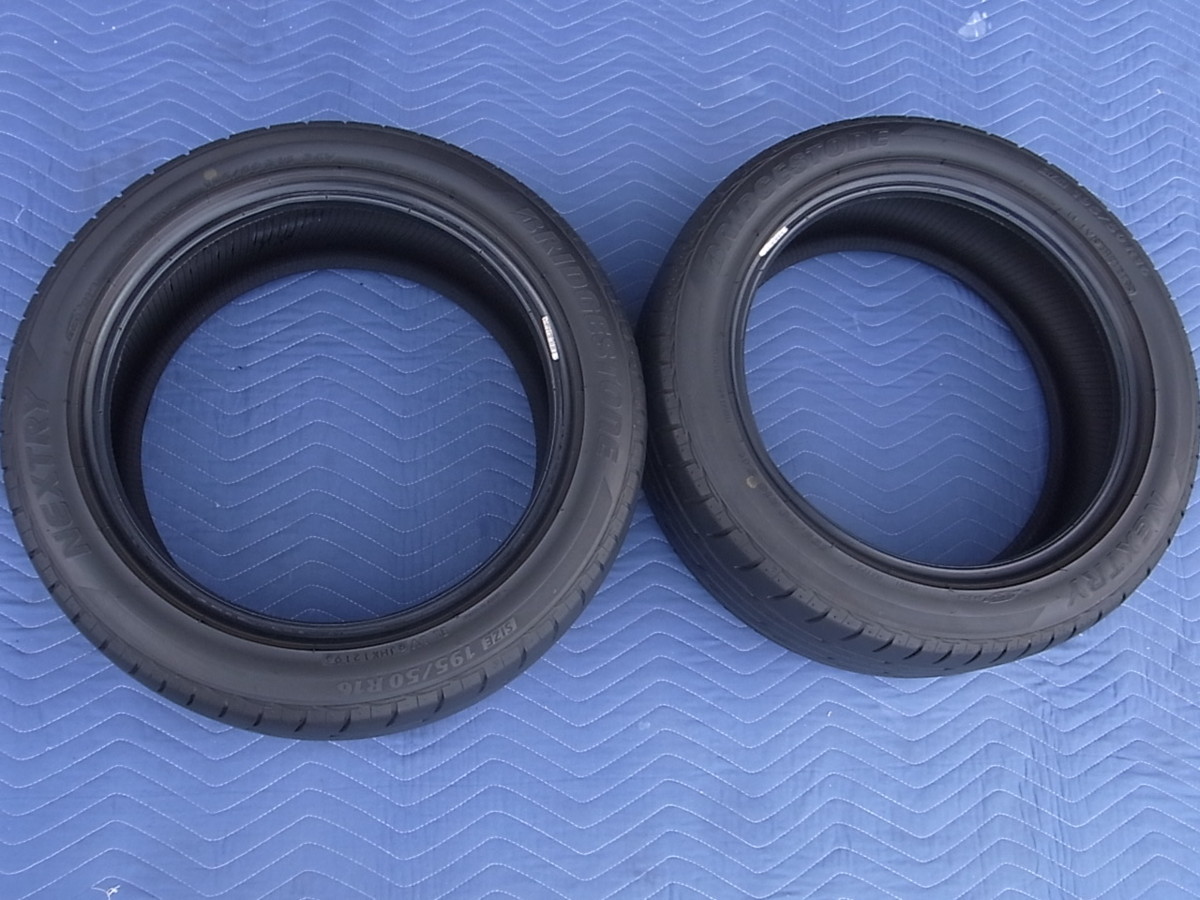 ネクストリー ブリヂストン 195&frasl;50R16 [1本] 楽天 サマータイヤ 中古 ブリヂストン ネクストリー 195/50R16 4本 送料無料！