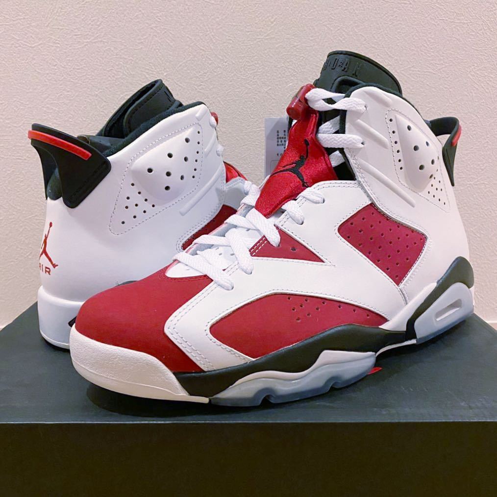 NIKE マックスフライ　25.5cm パンクなし AIR JORDAN 6 RETRO エアジョーダン6 CARMINE カーマイン 2013年製