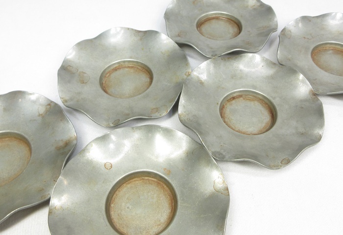 香道家 買い出し品 煎茶道具 唐物 中国古玩 古作 古錫製 底