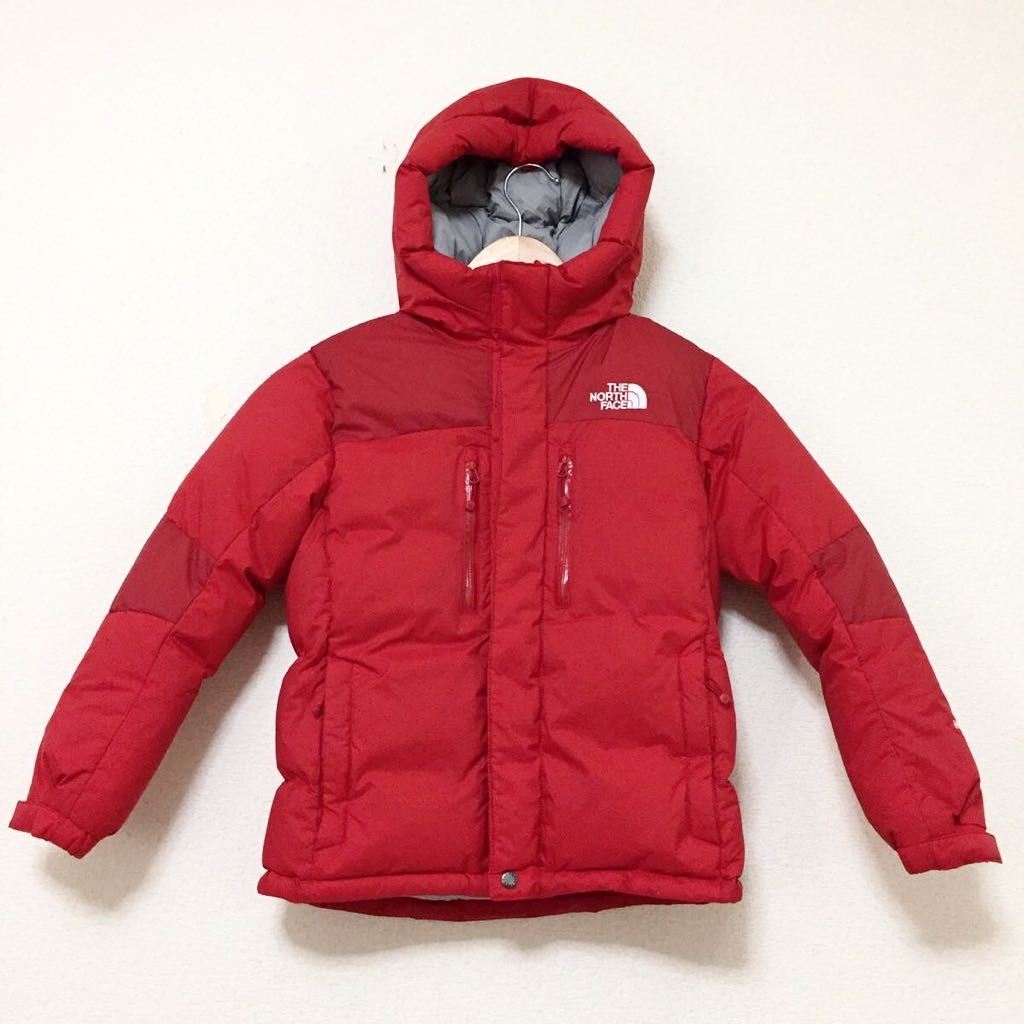 美品　ノースフェイス　バルトロ　ライト　ダウンジャケット　キッズ110 レッド ノースフェイス キッズ バルトロライトジャケット ダウンジャケット