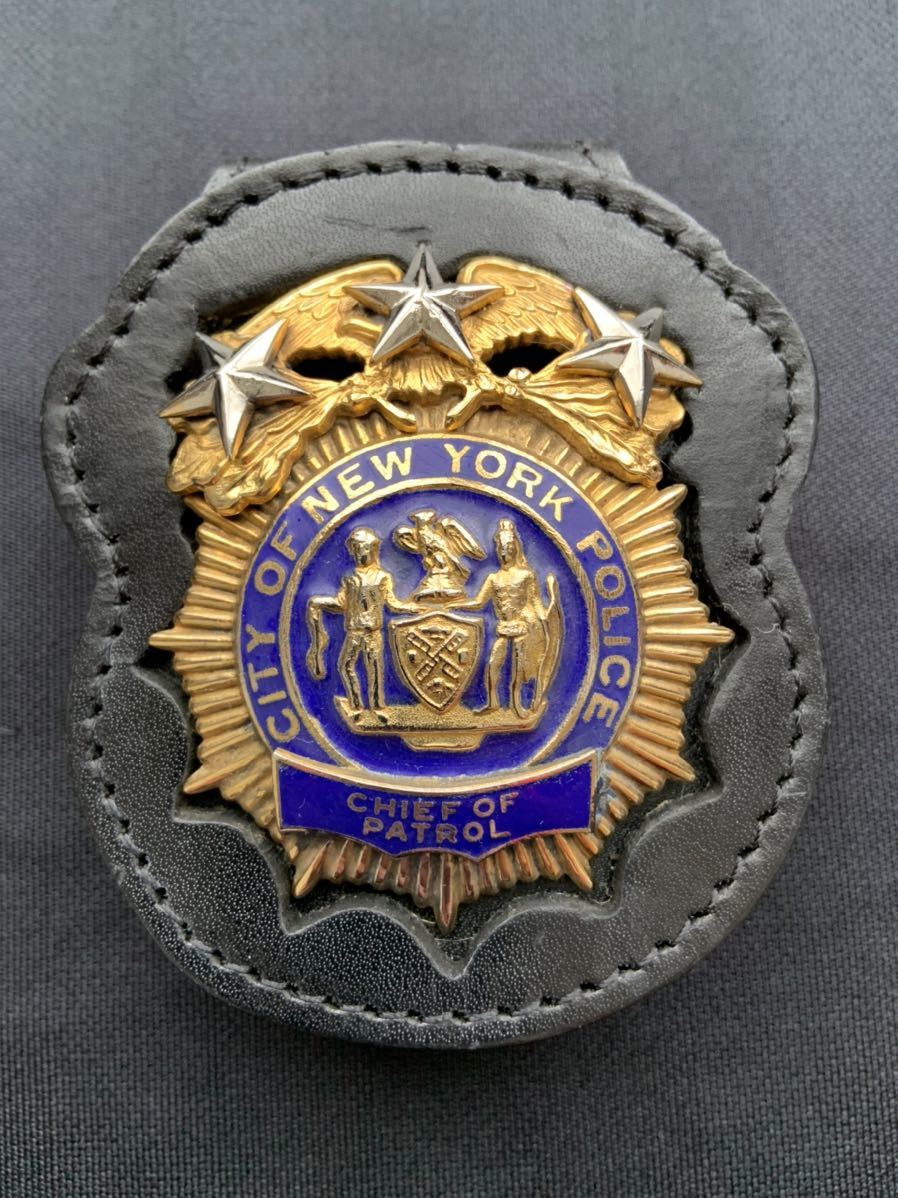 NYPD ニューヨーク市警察 セカンド バッジ 警邏部長 NYPD