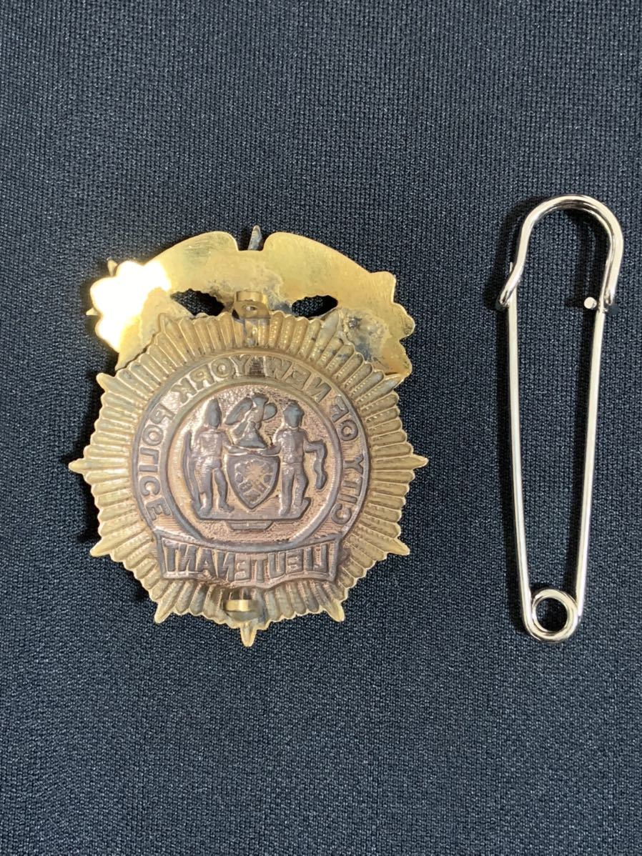 NYPD ニューヨーク市警察 セカンド バッジ 警邏部長 NYPD