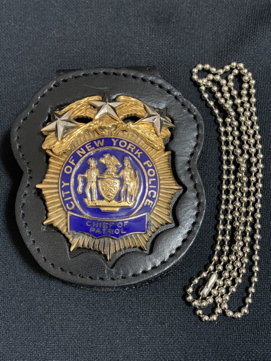 NYPD ニューヨーク市警察 セカンド バッジ 警邏部長 NYPD