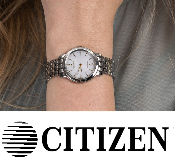 【1円】新品正規【電池交換不要】CITIZENシチズン女性用eco-driveステンレスベルト腕時計ゴールド金プレゼント贈り物WATCH EX1498-87A CITIZEN シチズン レディース 日付 正規品電池交換不要シチズン シチズン腕時計