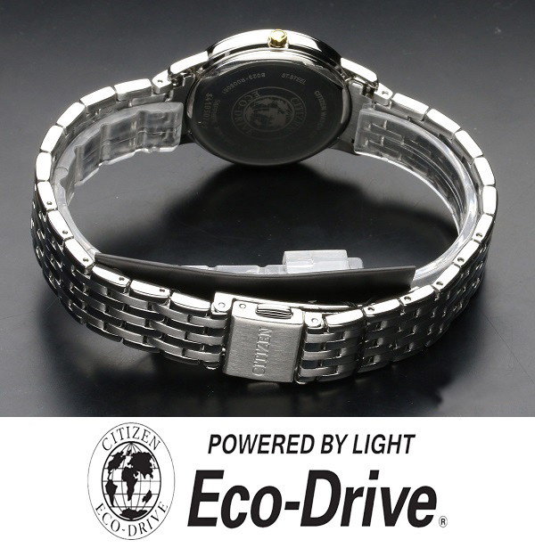 【1円】新品正規【電池交換不要】CITIZENシチズン女性用eco-driveステンレスベルト腕時計ゴールド金プレゼント贈り物WATCH EX1498-87A CITIZEN シチズン レディース 日付 正規品電池交換不要シチズン シチズン腕時計