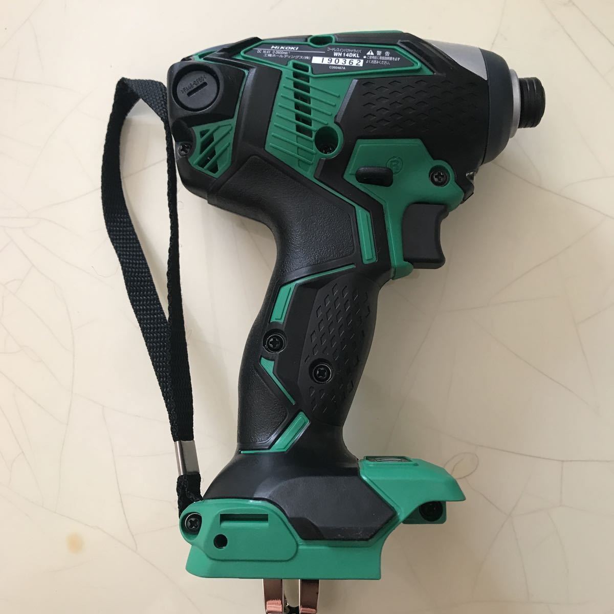 【新品・送料込】WH14DKL（NN）本体 コードレスインパクトドライバー HiKOKI 未使用 グリーン_9