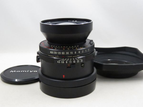 17864W4]☆超極上美品☆MAMIYA SEKOR RB 65mm F4.5 フード付き SEKOR