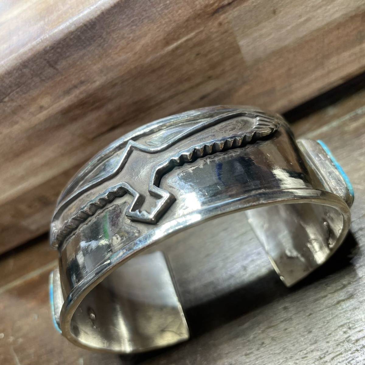 最終値下げ カラス バングル ターコイズ ジョニーデップ インディアン