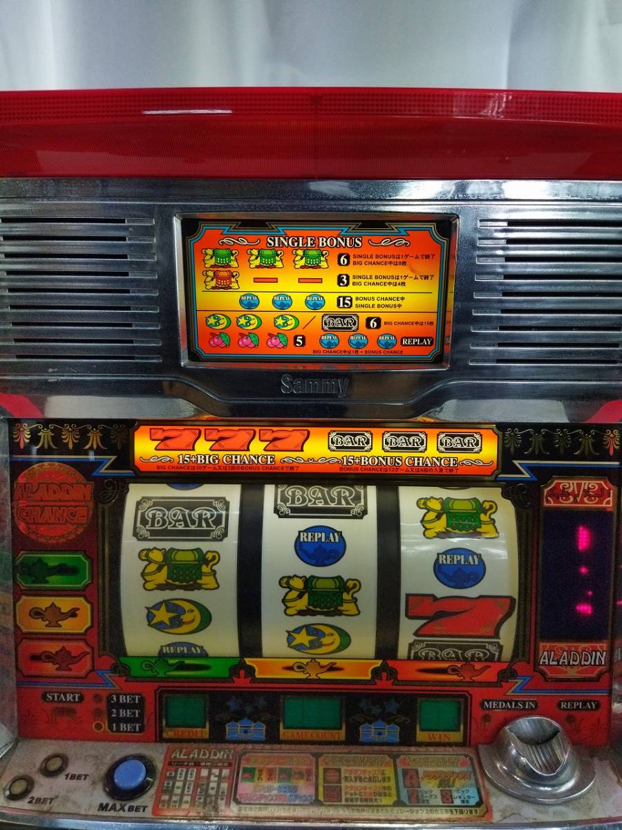 サミー Yahoo!オークション - パチスロ 3号機 アラジン2 ジャンク