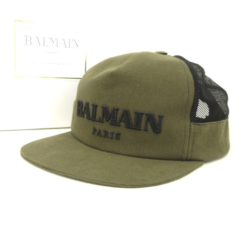 1～ 未使用 BALMAIN バルマン メッシュキャップ 82.A615T287B BH2 ACC  