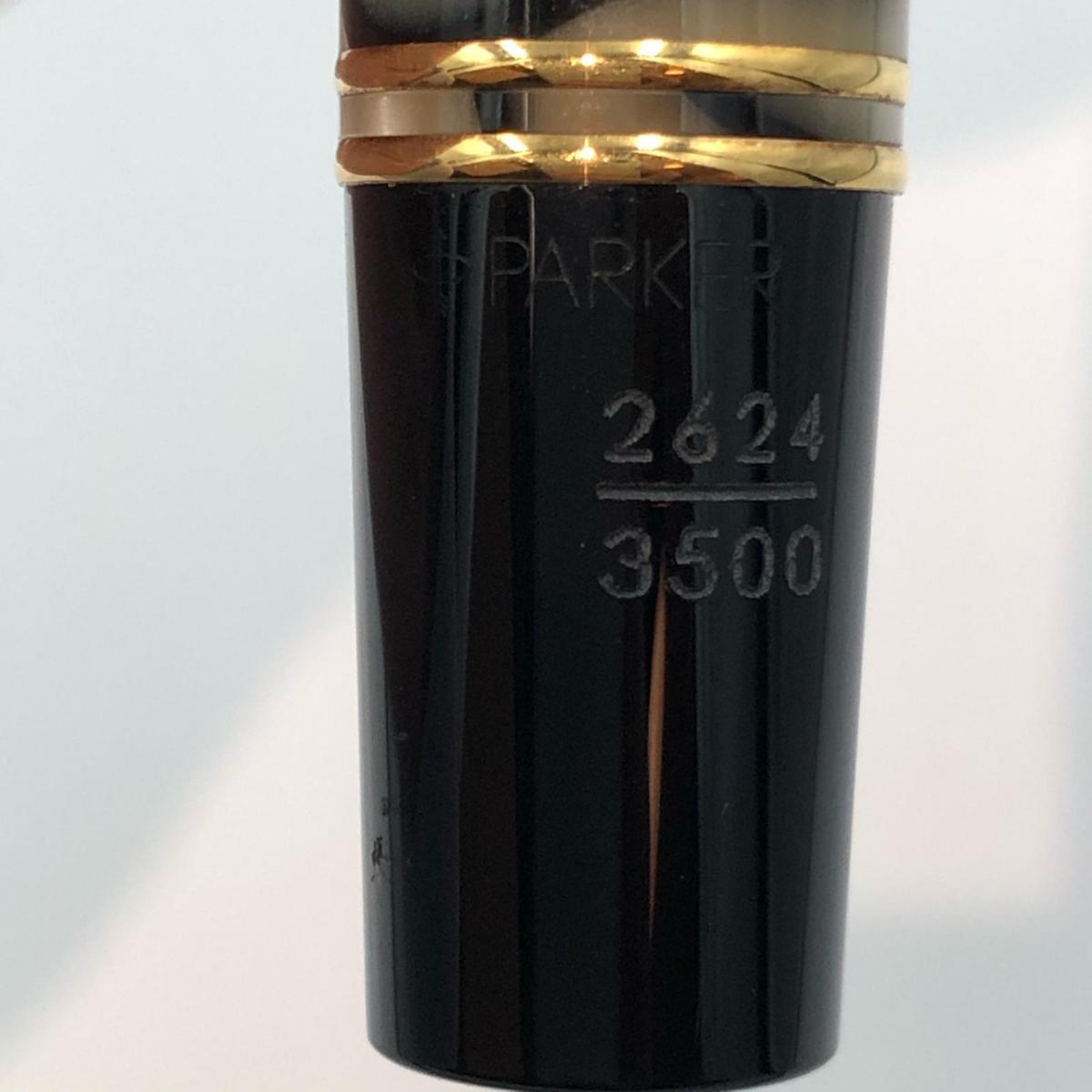 PARKER パーカー デュオフォールド センテニアル ペン先 18K-750刻印 