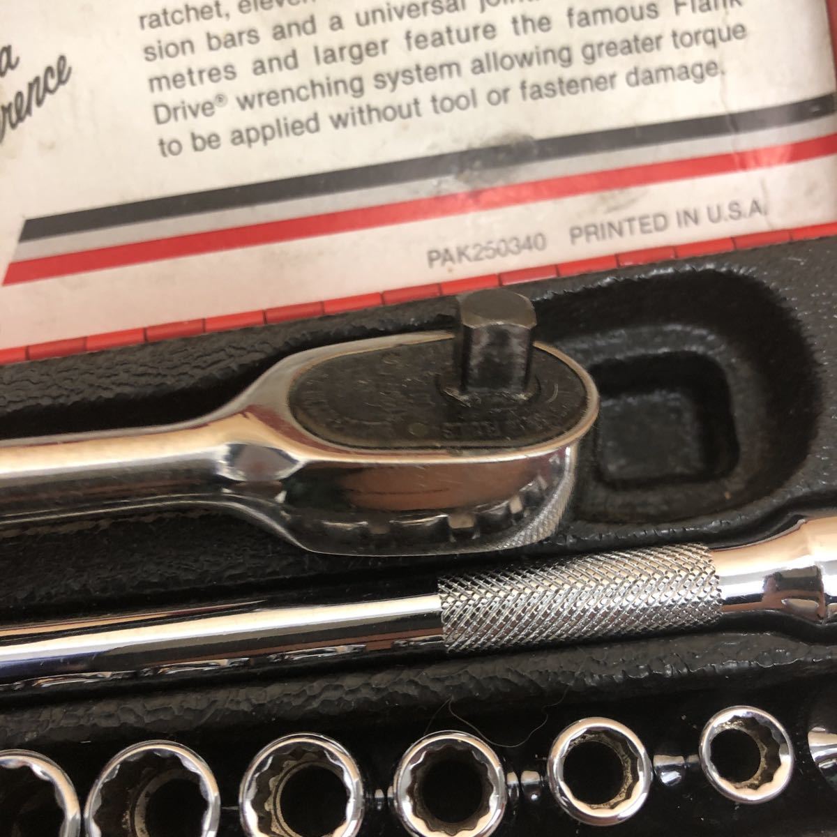 Snap-on スナップオン ラチェットセット メタルケース(ラチェット 