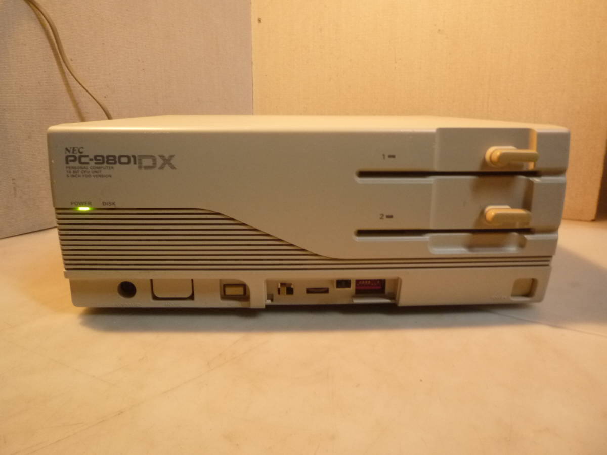 旧型 NEC PC-9801DX パソコン 本体のみ 美品 ジャンク扱い 