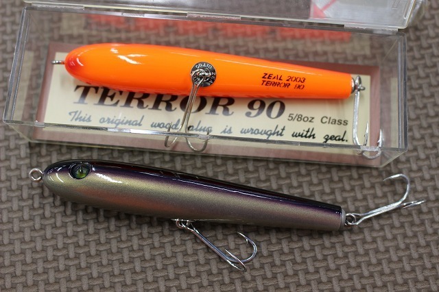 ☆ZEAL 2003 TERROR（テラー） 90 5/8OZ ルアー オレンジ、パープル2