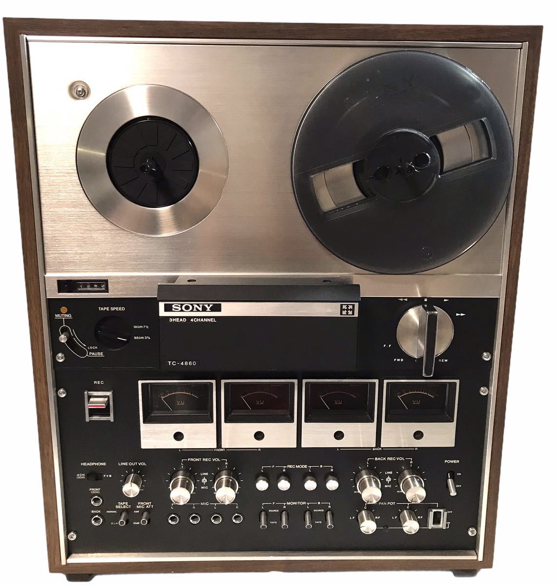 稀少・美品・動作品 SONY オープンリールデッキ tc-4860 オープン