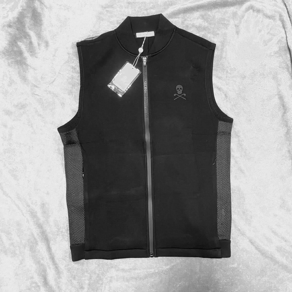 新作マーク&ロナ MARK&LONA ブラック XL ゴルフ ベスト アウター メンズ 秋 防風　暖かい　_2